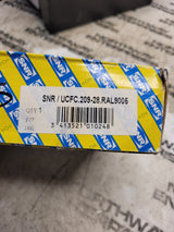 New SNR Bearing UCFC-209-28 RAL 9005 1 3/4" Round Flanged Mounted Bearings