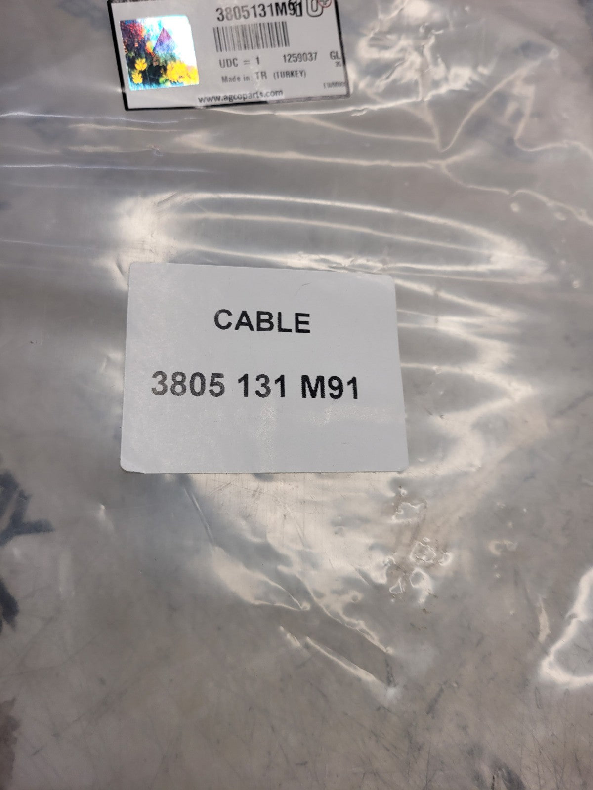 New MF Massey Ferguson Agco 3805131M91 Cable, New