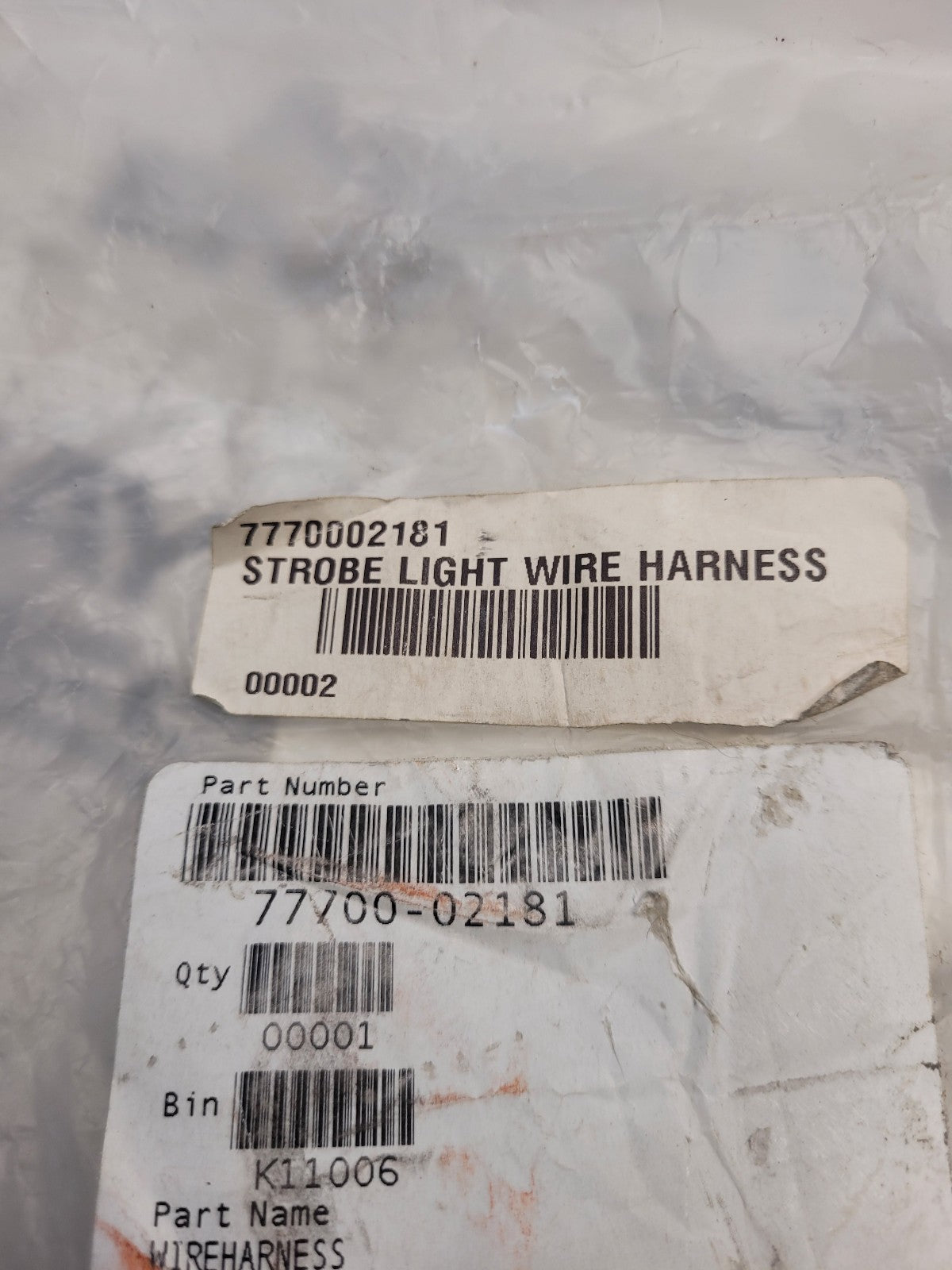77700-02181 New Genuine Kubota Wire Harness