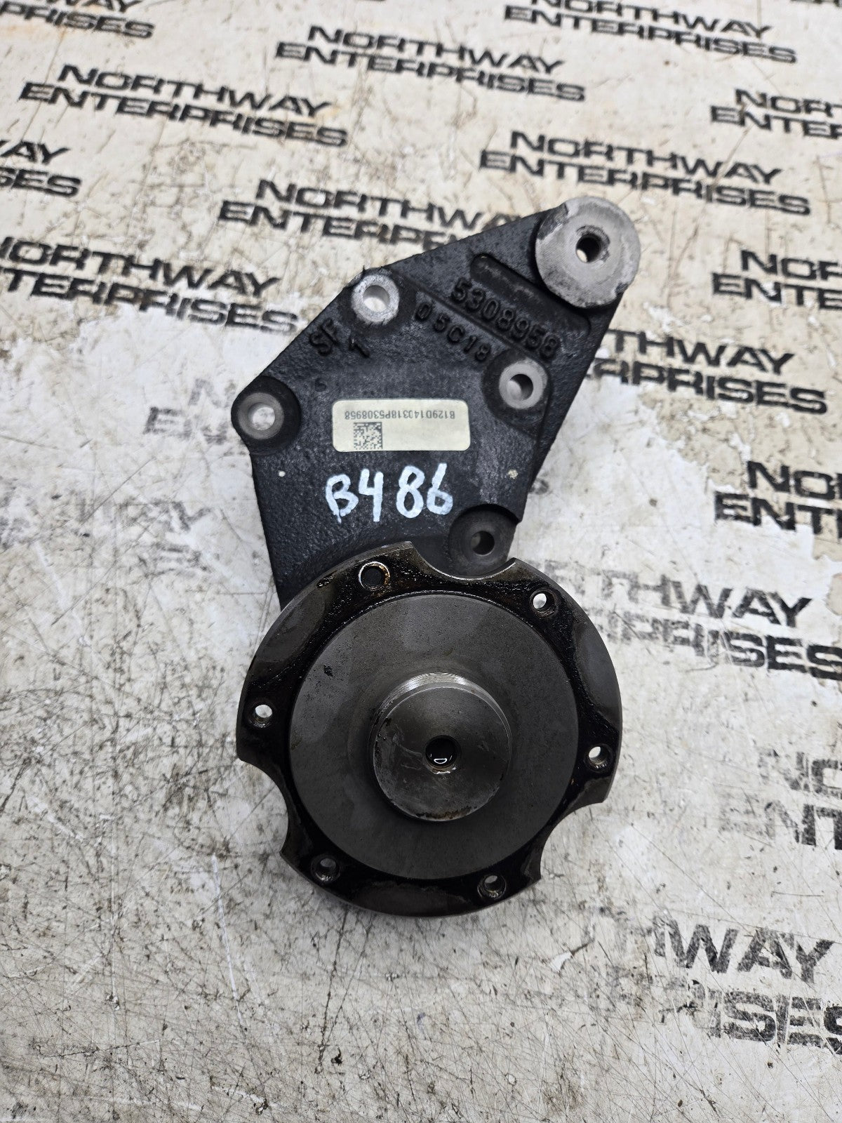 68206041AB 5308958 Cummins 3500 6.7 fan hub mount pulley bracket dodge 13-18