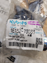 1E152-73033 WATER PUMP GENUINE Kubota KX41 G1700 ZD18 ZD321 Engine D722