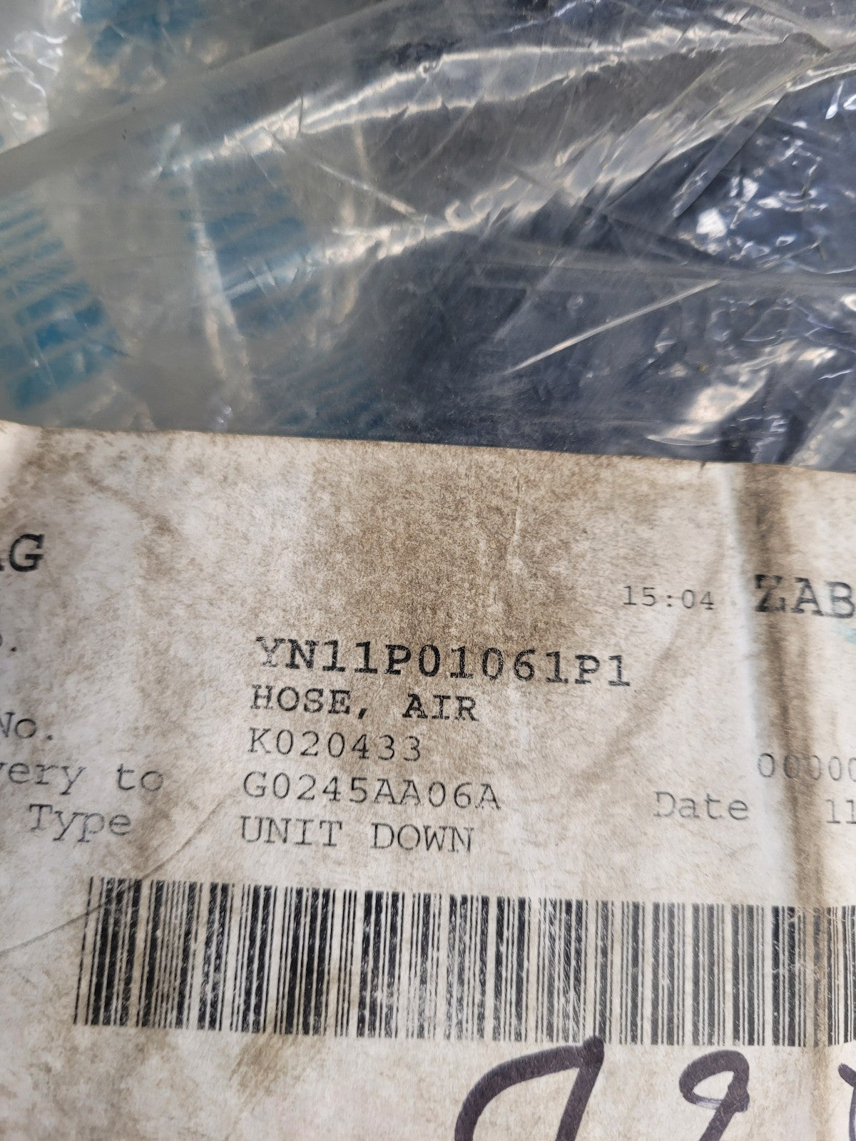 YN11P01061P1 INTAKE AIR HOSE FOR KOBELCO EXCAVATORS