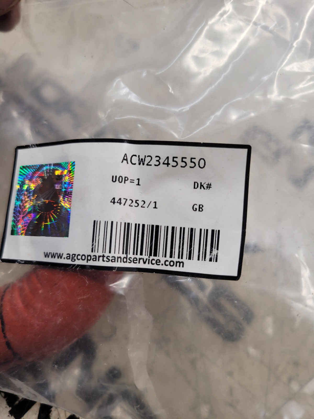 ACW2345550 NEW AGCO TURBO OIL HOSE