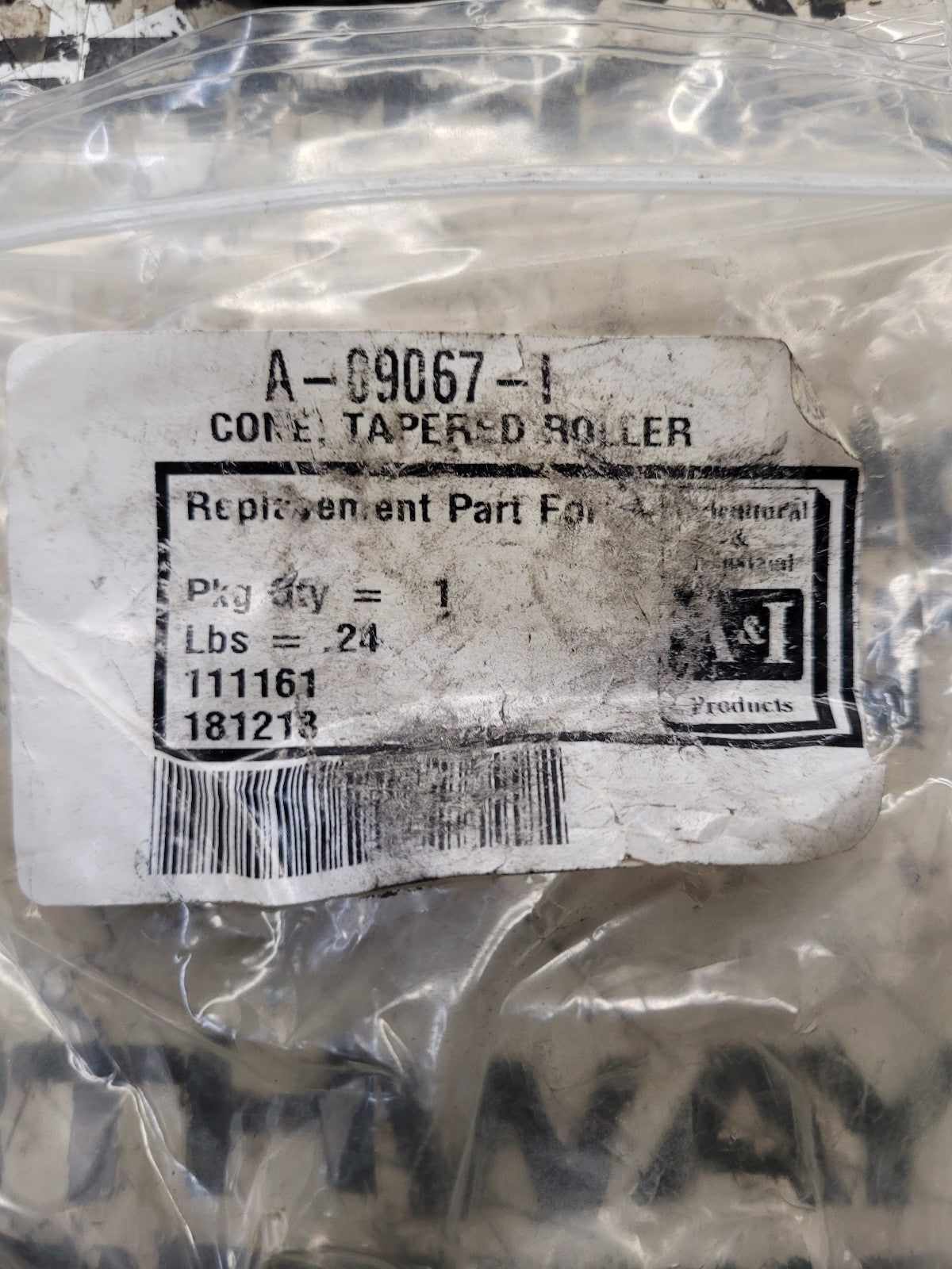 A-09067-P-AI Cone, Tapered Roller Bearing A-09067-1