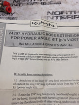 New Kubota V4297 4" Hose Extension Kit (RTV1100 RTV1140)