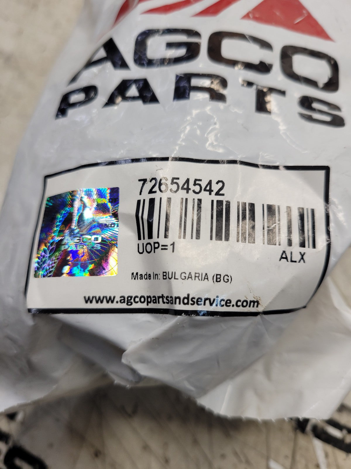 AGCO 72654542 GENUINE OEM GASKET