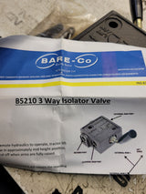 Bare-Co - 3 WAY ISOLATOR VALVE=MF | B 5210 B5210