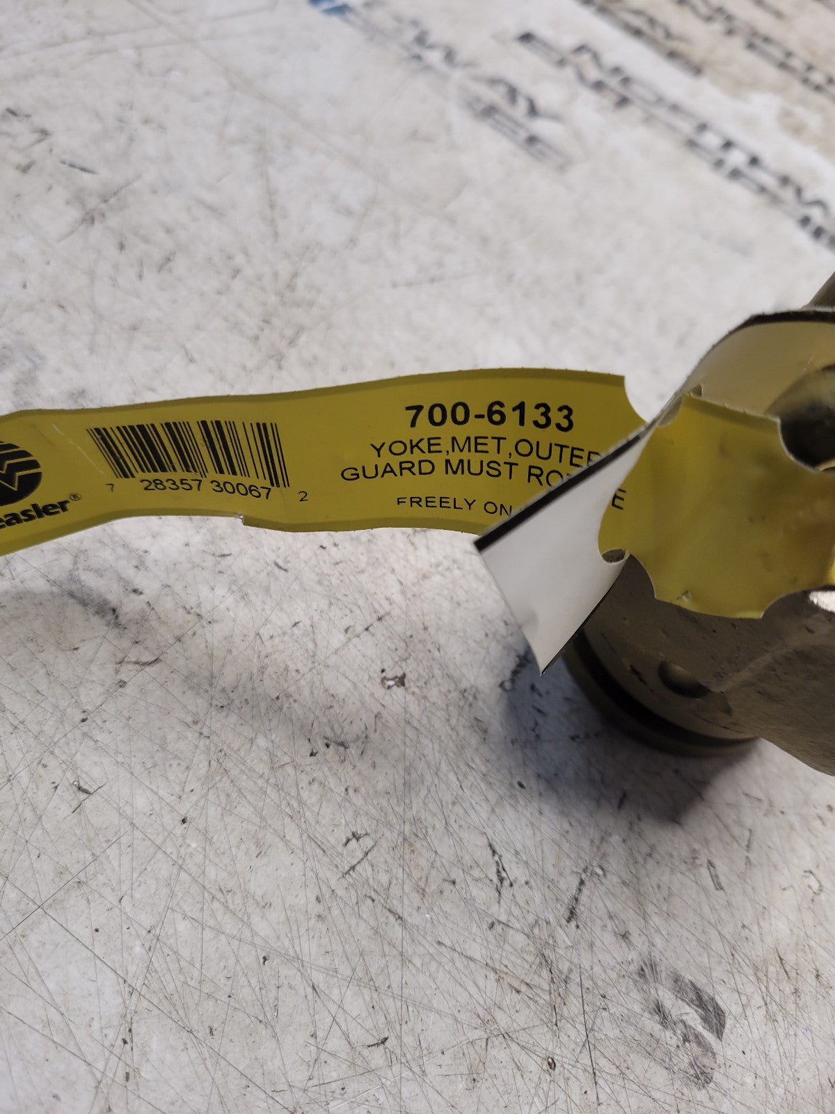 Weasler 700-6133 1-5/16" 33 MM Tri-lobe Shaped Outer Profile Yoke 1 Series [9661