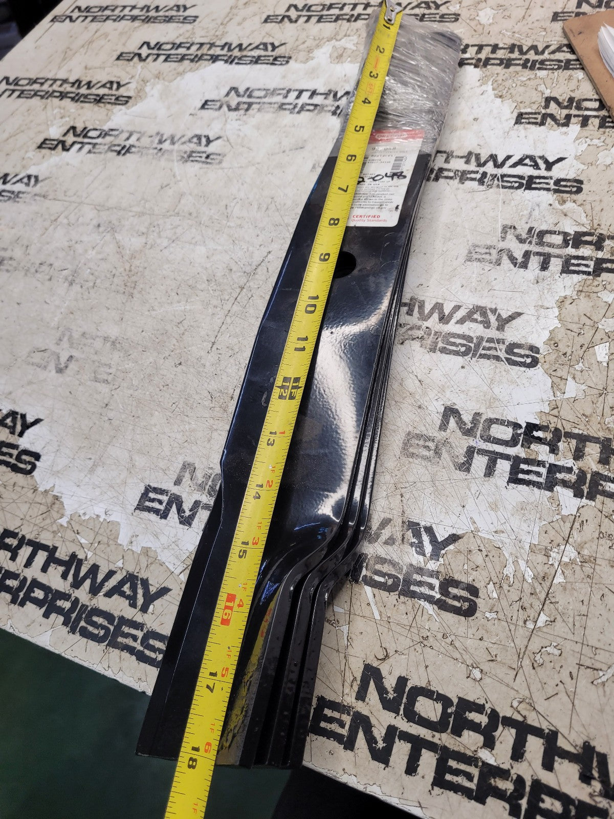 lot of 3 blades 92-048 Oregon Mower Blade, 18-5/8" cross Kubota K5617-34330