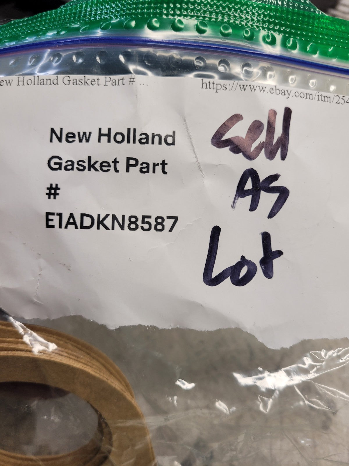 LOT OF 9PC - E1ADKN8587 NEW HOLLAND GASKET