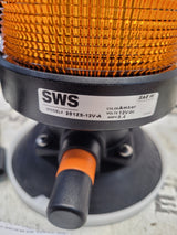 NEW SWS 201ZS-12V-A LED AMBER BEACON SUCTION CUP MOUNT
