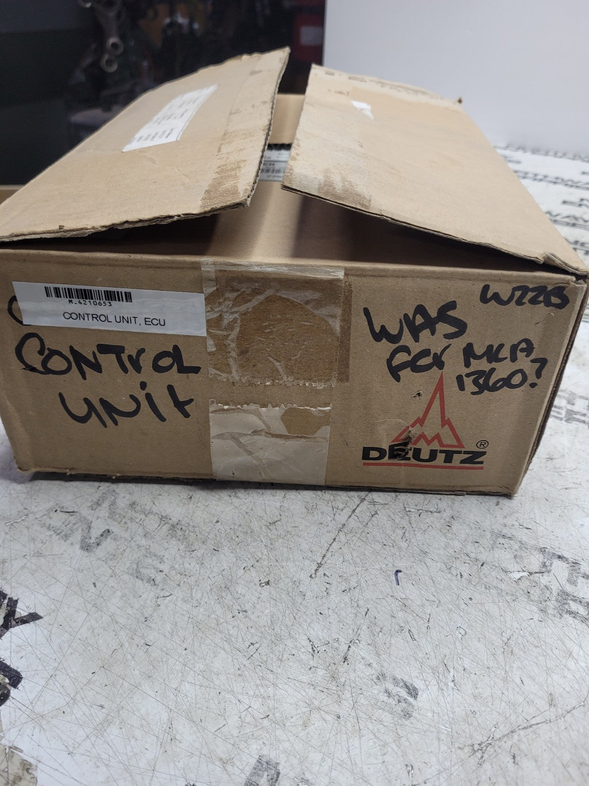 USED DEUTZ 11809626 / BOSCH 0281020205 ECU ECM