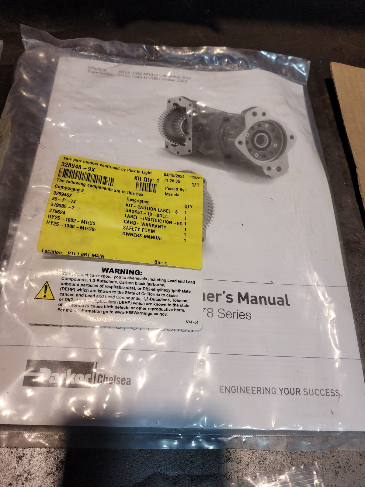CHELSEA 280GKFJP-B5RK Power Take Off (PTO) Assembly - 280 Series, Powershift Hyd