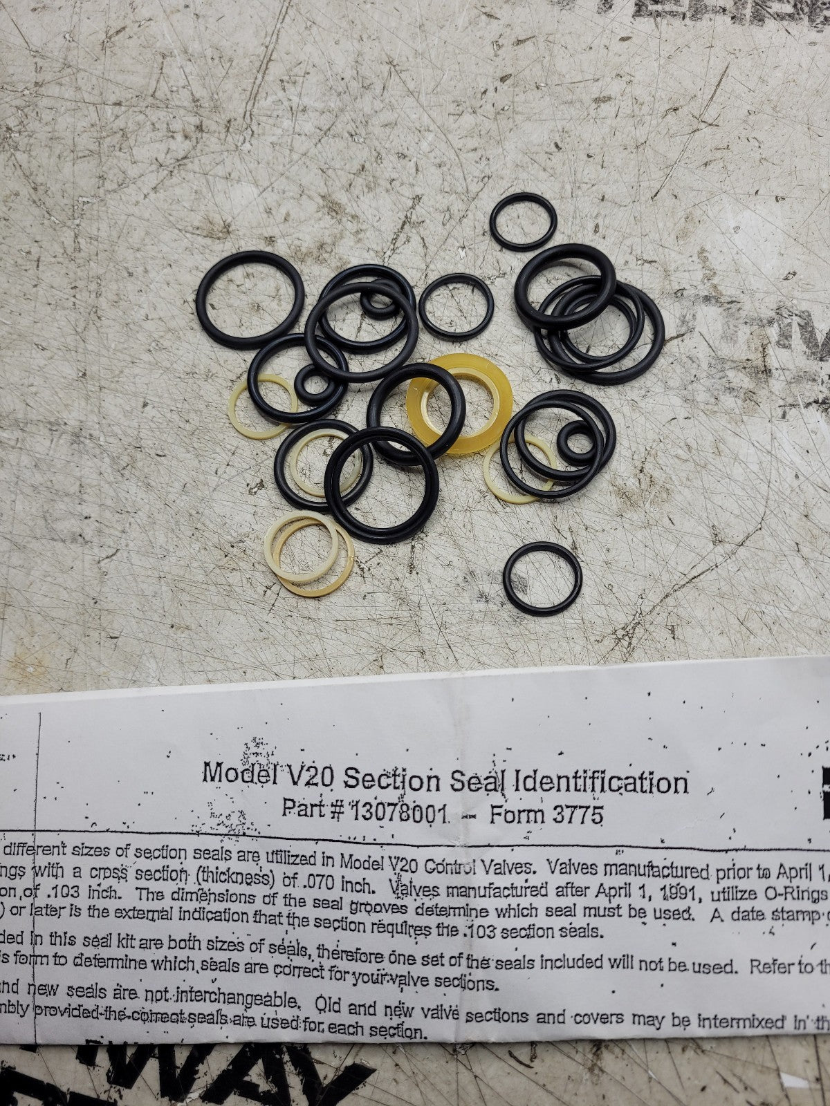Parker VME 12969637 Volvo Hydraulic Seal Kit 12969637q