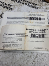 NEW 1920101 MICO Master Cylinder