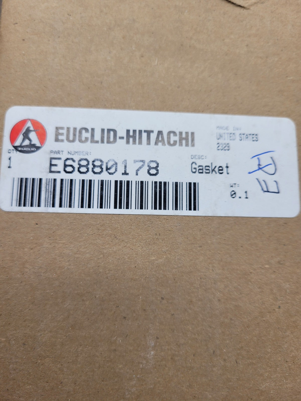 New Euclid Seal E6880178 6880178 Solenoid Gasket