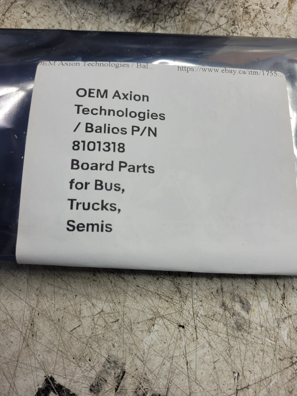 NEW OEM Axion Technologies / Balios P/N 8101318 Board Parts for Bus, Trucks