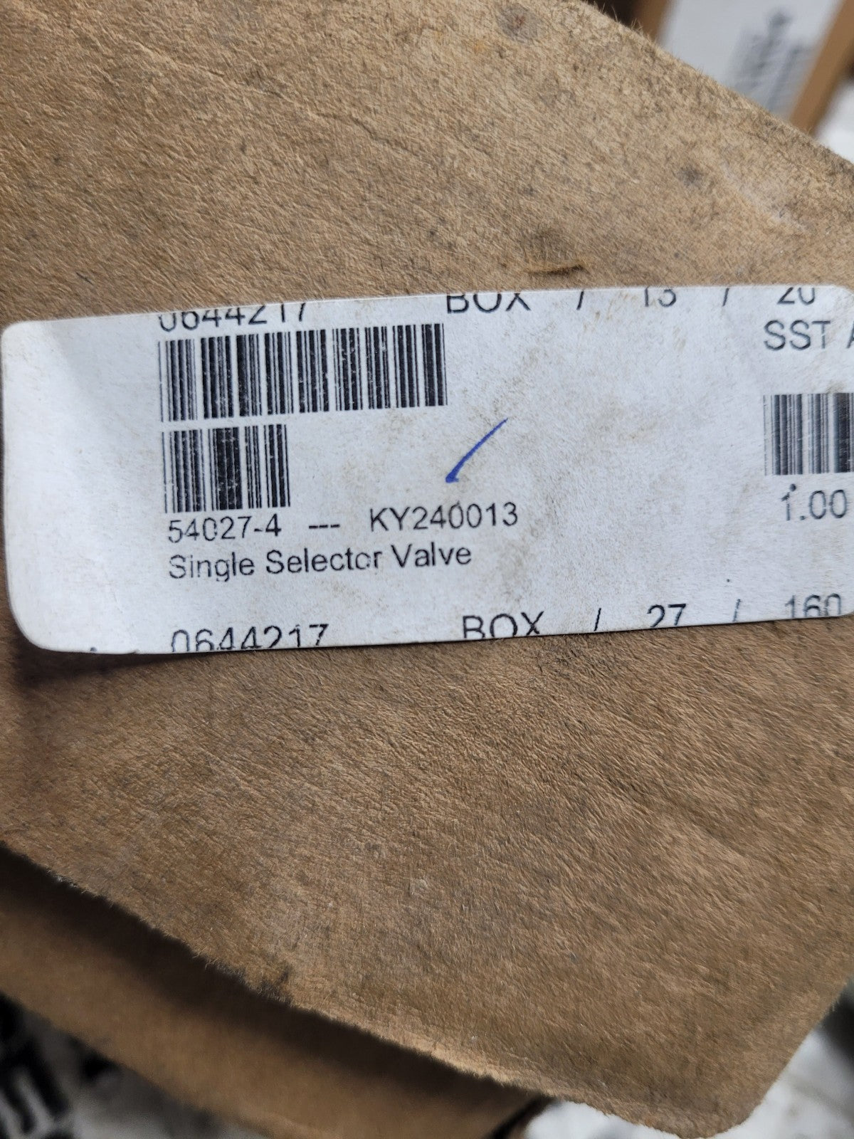 NEW SELECTOR VALVE 00983864 SM-8 PLATED BODY