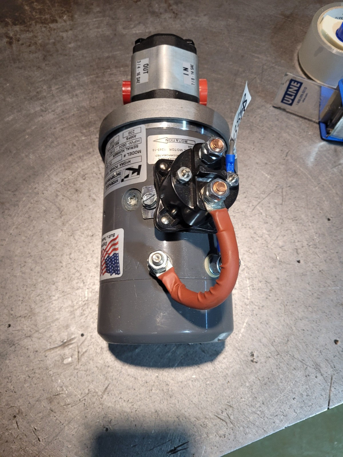 NEW HPW0624-0174 HYDRA POWER SYSTEMS  DC 45437 2000PSI ELECTRIC HYDRAULIC PUMP