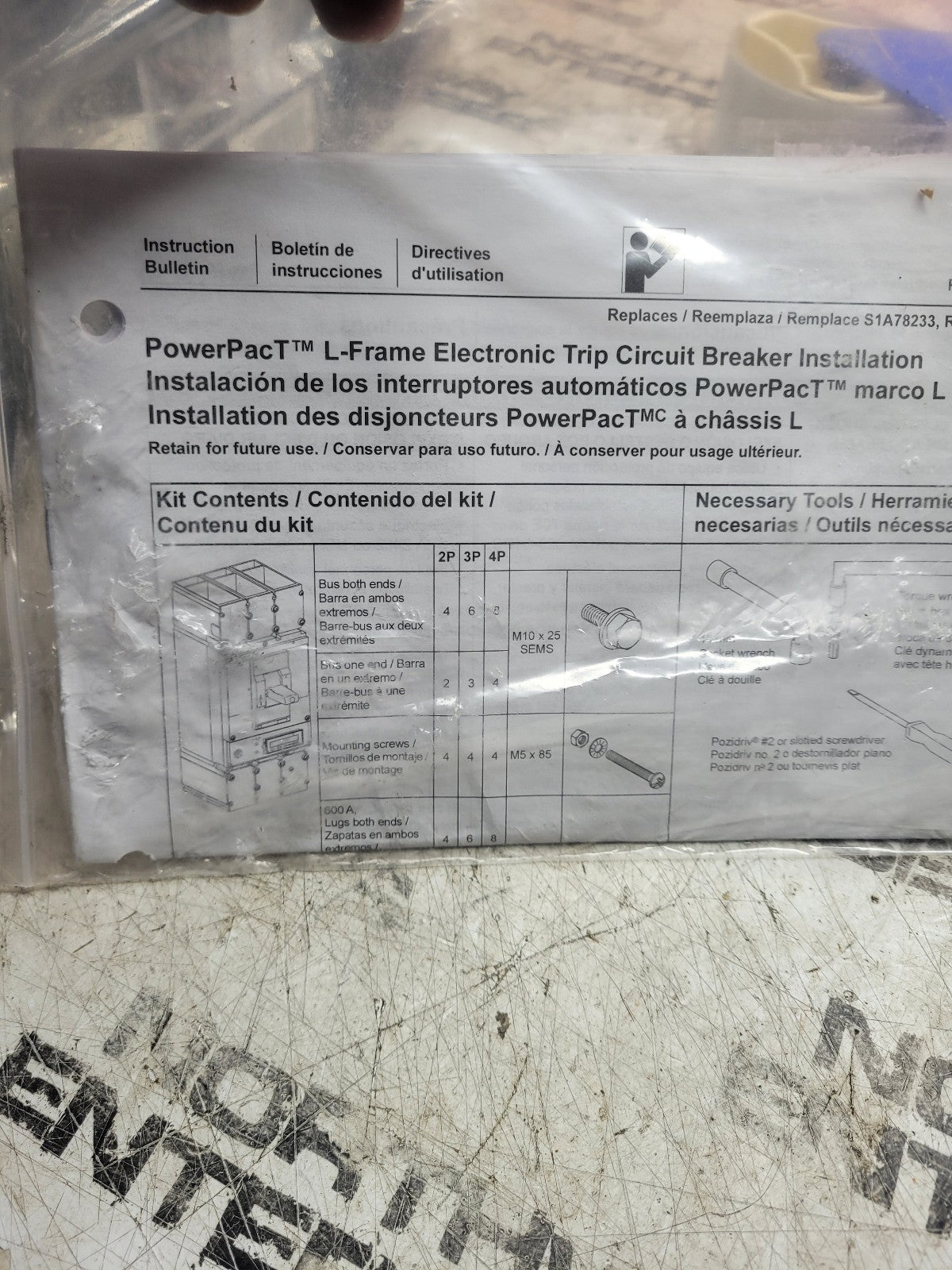 LRA36600U31X - Square D - Molded Case Circuit Breaker I-Line Plug-In - 600 Amp