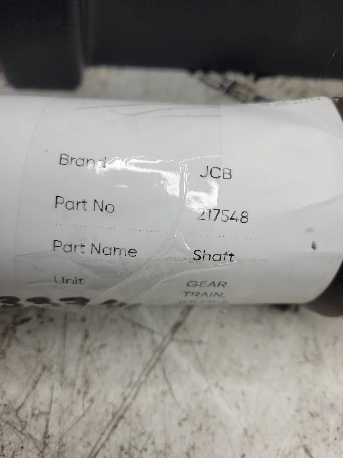 NEW 217548 JCB SHAFT