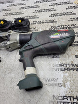 Used E12CCXLX GATOR 12 TON 40MM 8AWG-750 GREENLEE UA12ID CRIMPING TOOL