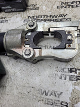 Used E12CCXLX GATOR 12 TON 40MM 8AWG-750 GREENLEE UA12ID CRIMPING TOOL