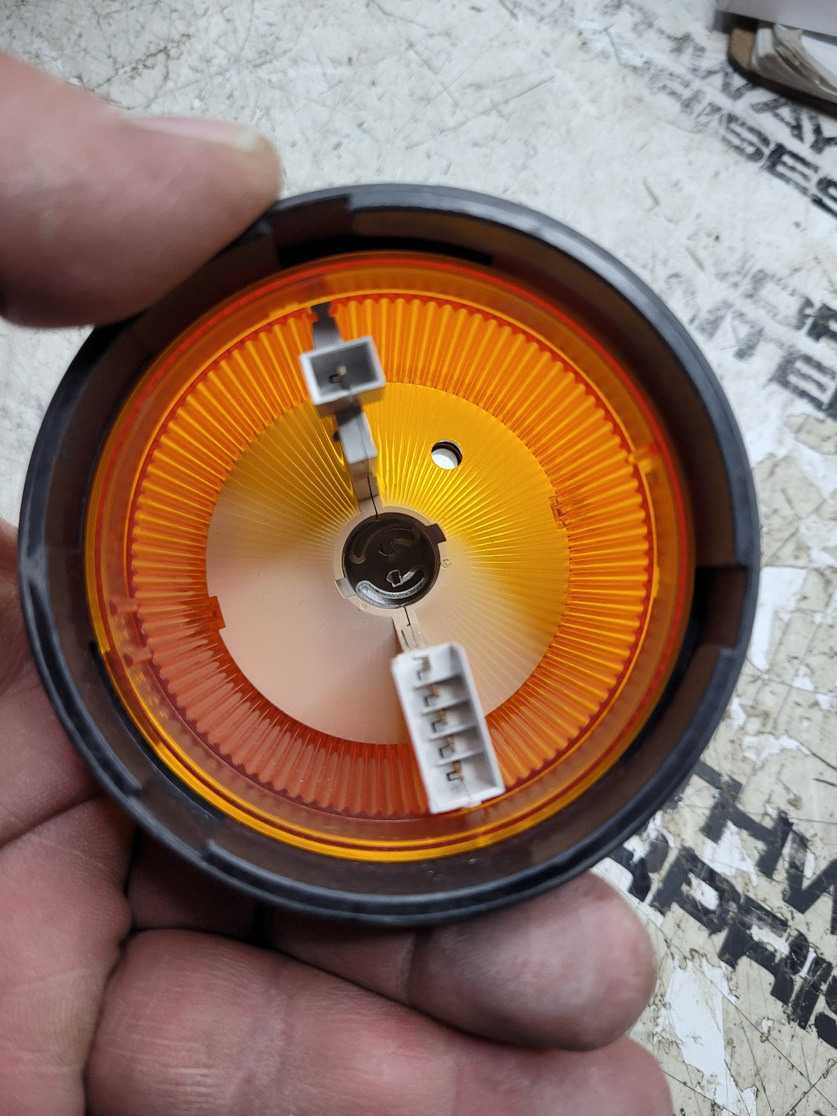 NEW XVBC4M5 SCHNEIDER XVB C4M5 HARMONY AMBER ORANGE FLASHING UNIT