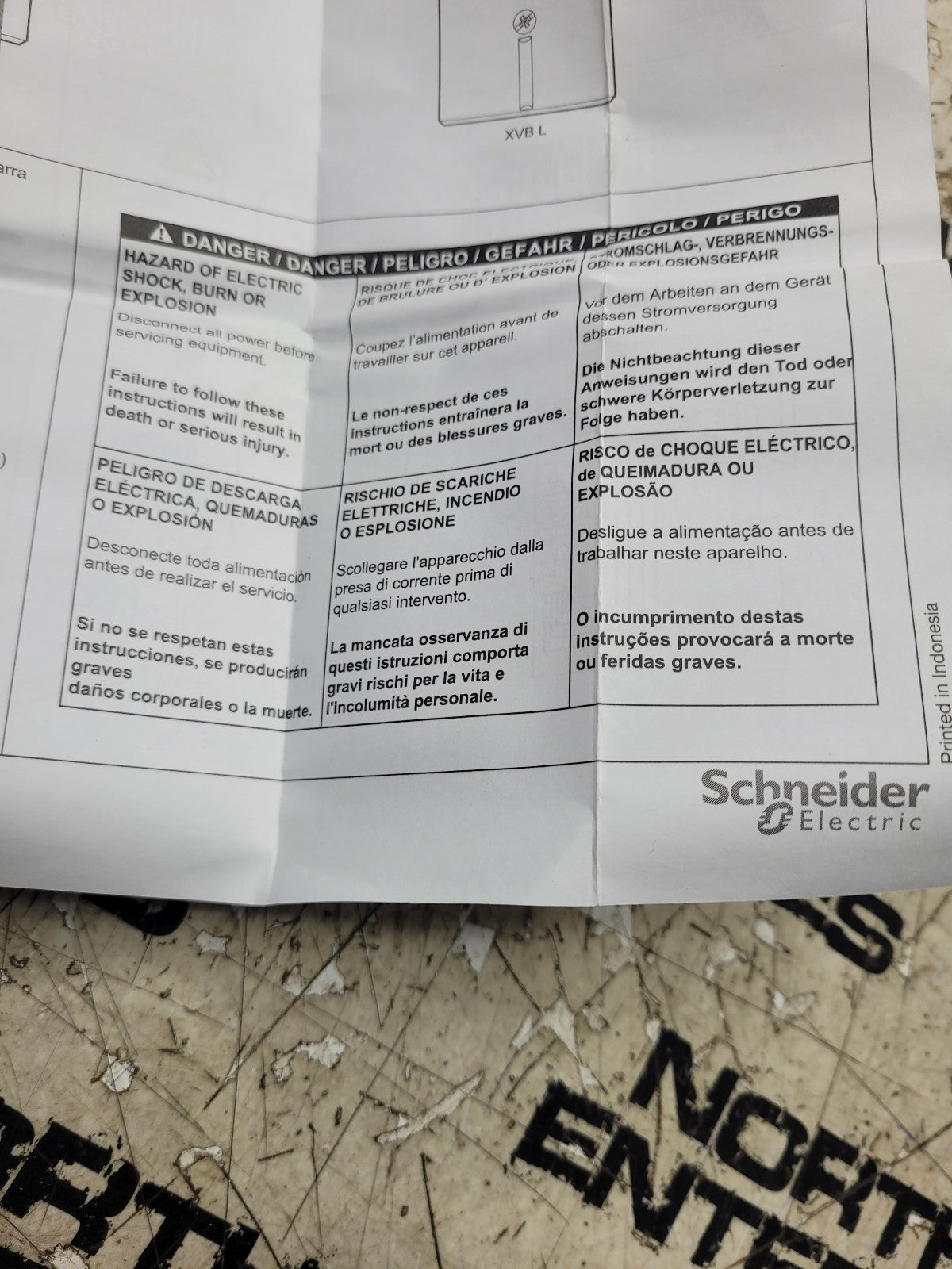 NEW Schneider Electric XVB-C21 Unit Base 230V XVBC21