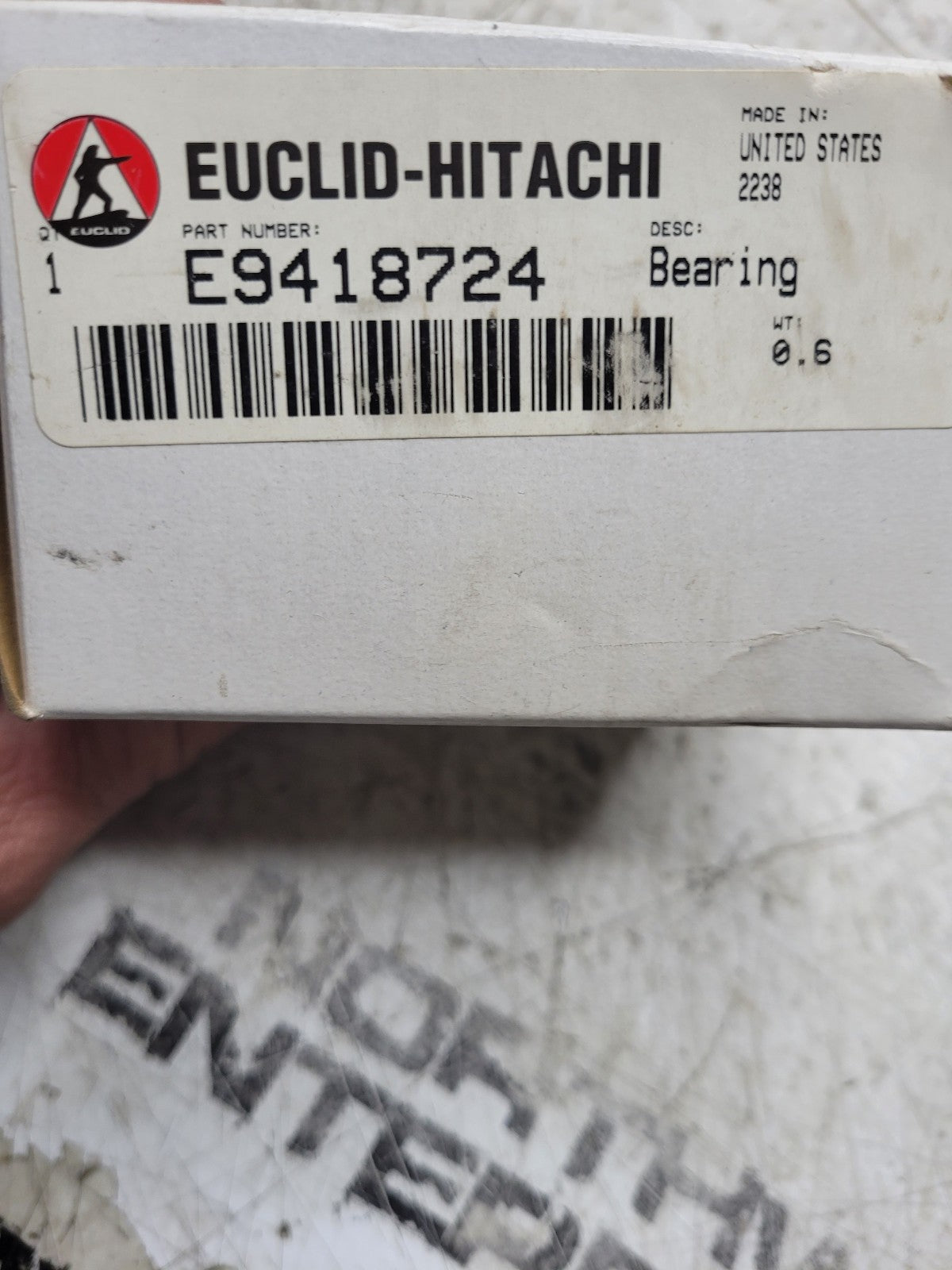 NEW E9418724 9418724 EUCLID BEARING ROLLER BEARING