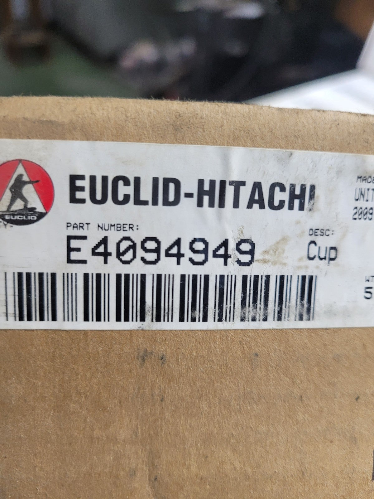 NEW E4094949 EUCLID 4094949 BEARING CUP