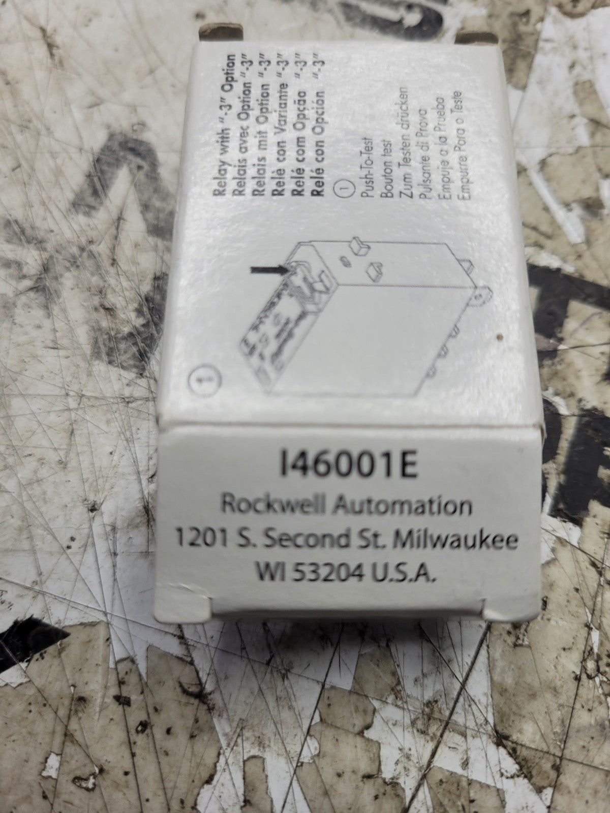 NEW 146001E RELAY - 6A, 30VDC, 110/120VAC 207487 ALLEN-BRADLEY