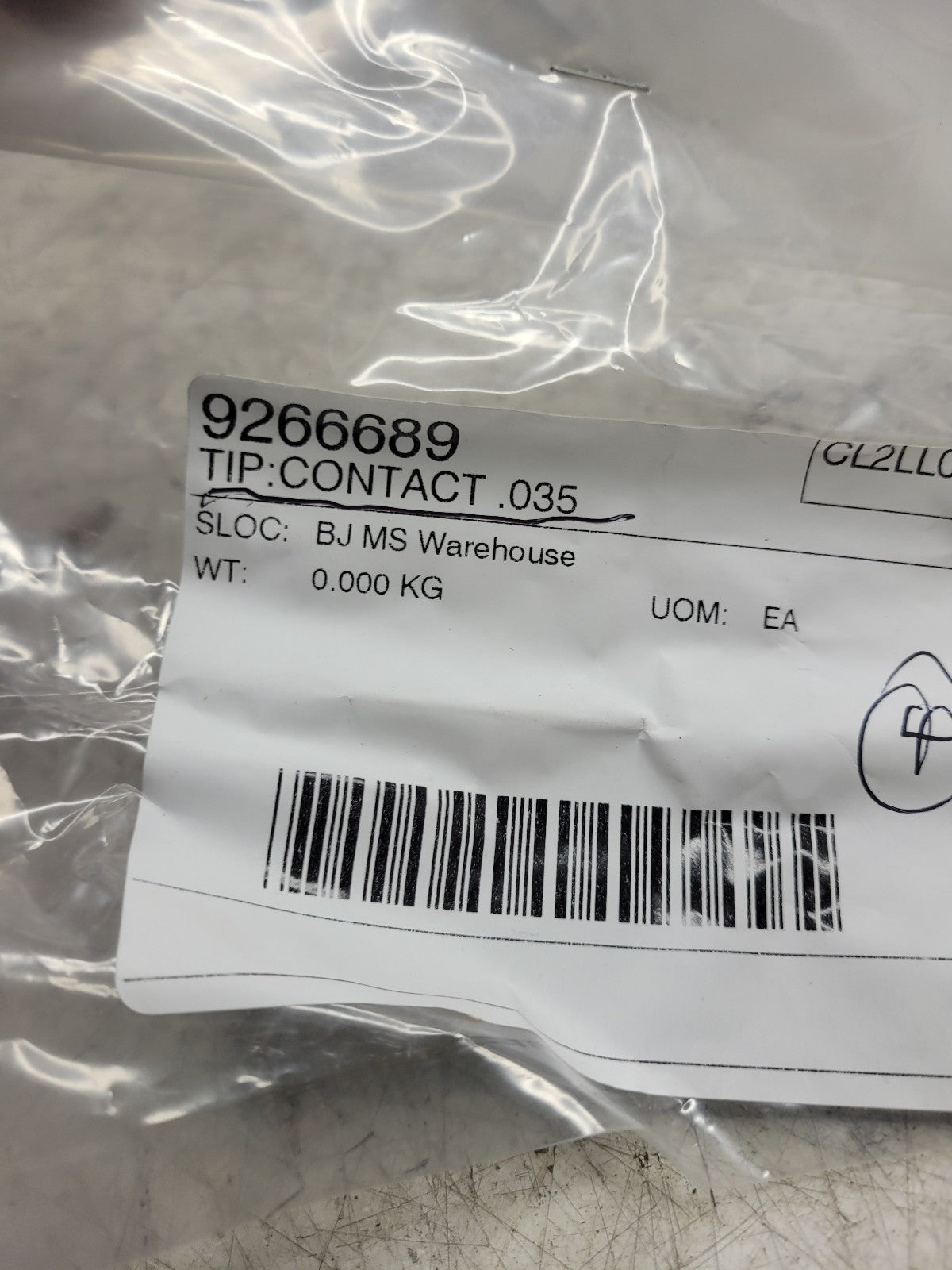 NEW LOT OF 4 PC .035 CONTACT TIP .035"