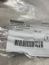 NEW LOT OF 4 PC .035 CONTACT TIP .035"