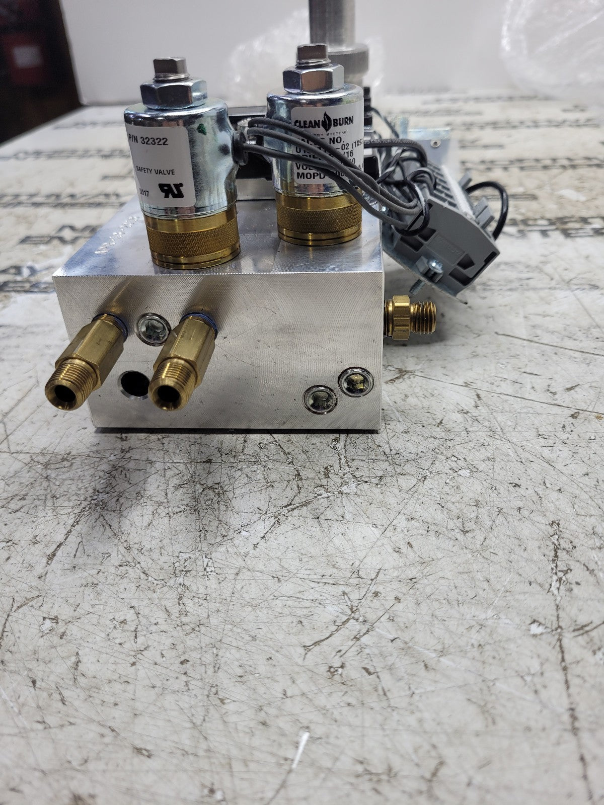FULLY ASSEMBLED / LOADED NEW CLEANBURN 13148 HEATER BLOCK