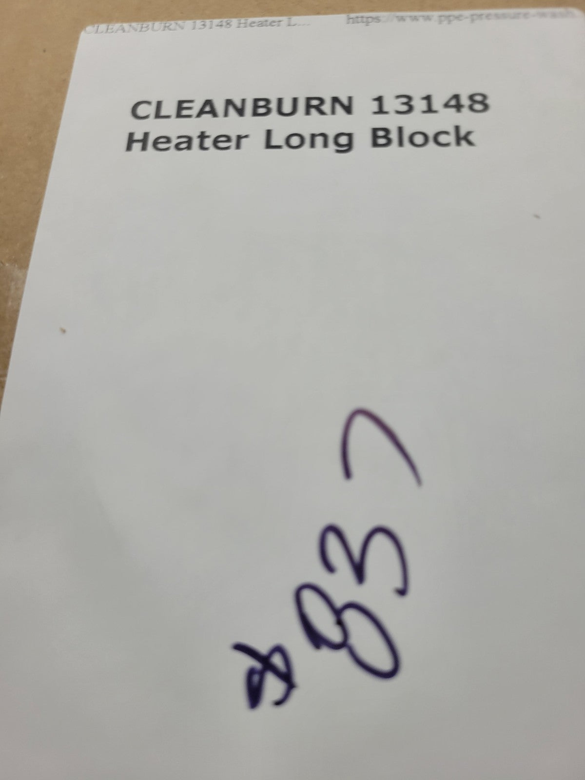 FULLY ASSEMBLED / LOADED NEW CLEANBURN 13148 HEATER BLOCK