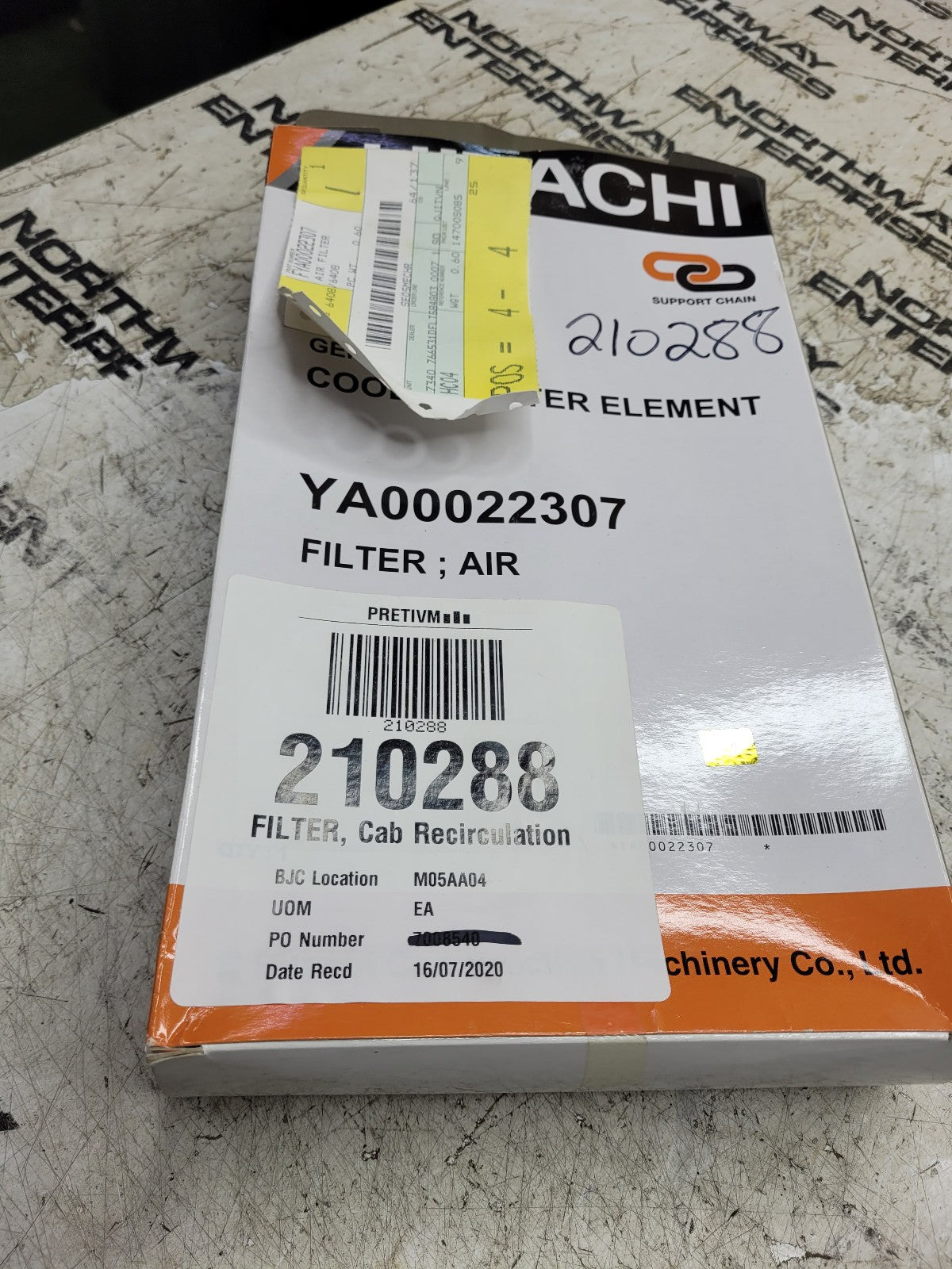 NEW 4643580 534241-7600 YA00074180 4658954 YA00022307 Cabin Filter for Hitachi