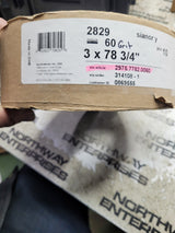 CASE OF 10 BELTS SIA ABRASIVES 2829 60 GRIT 2975.7752.0060 66292370625 3X78 3/4"