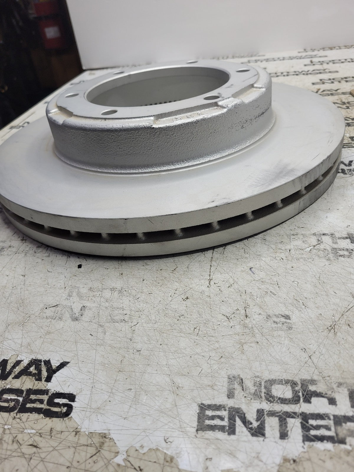 NEW D6227DM GUNITE BRAKE ROTOR HAT SHAPE ABS