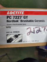 NEW PC 7227 GY LOCTITE NORDBAK BRUSHABLE CERAMIC EPOXY PN.209826