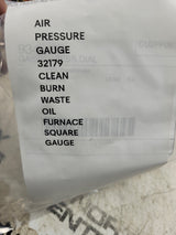 NEW CLEAN BURN Waste Oil Heater #32179 AIR PSI Gauge