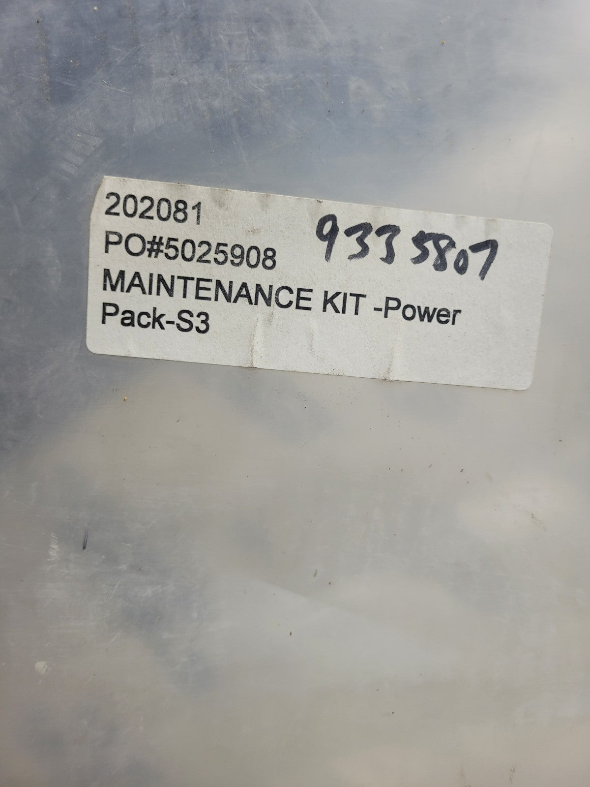 NEW 202081 MAINTENANCE Kit POWER PACK S3 9335807 03B0589 03B2624