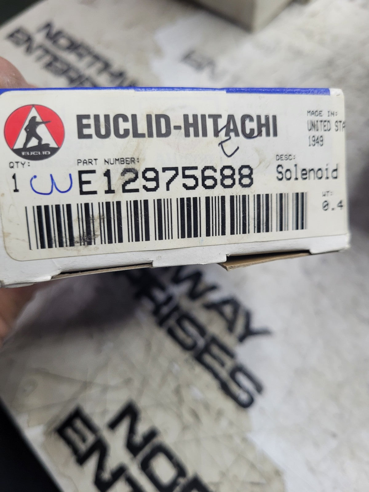 NEW EUCLID E12975688 12975688 SOLENOID