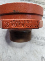 Victaulic No. 50 Reducer, 4" x 3" x 2", 114mm x 60.3mm