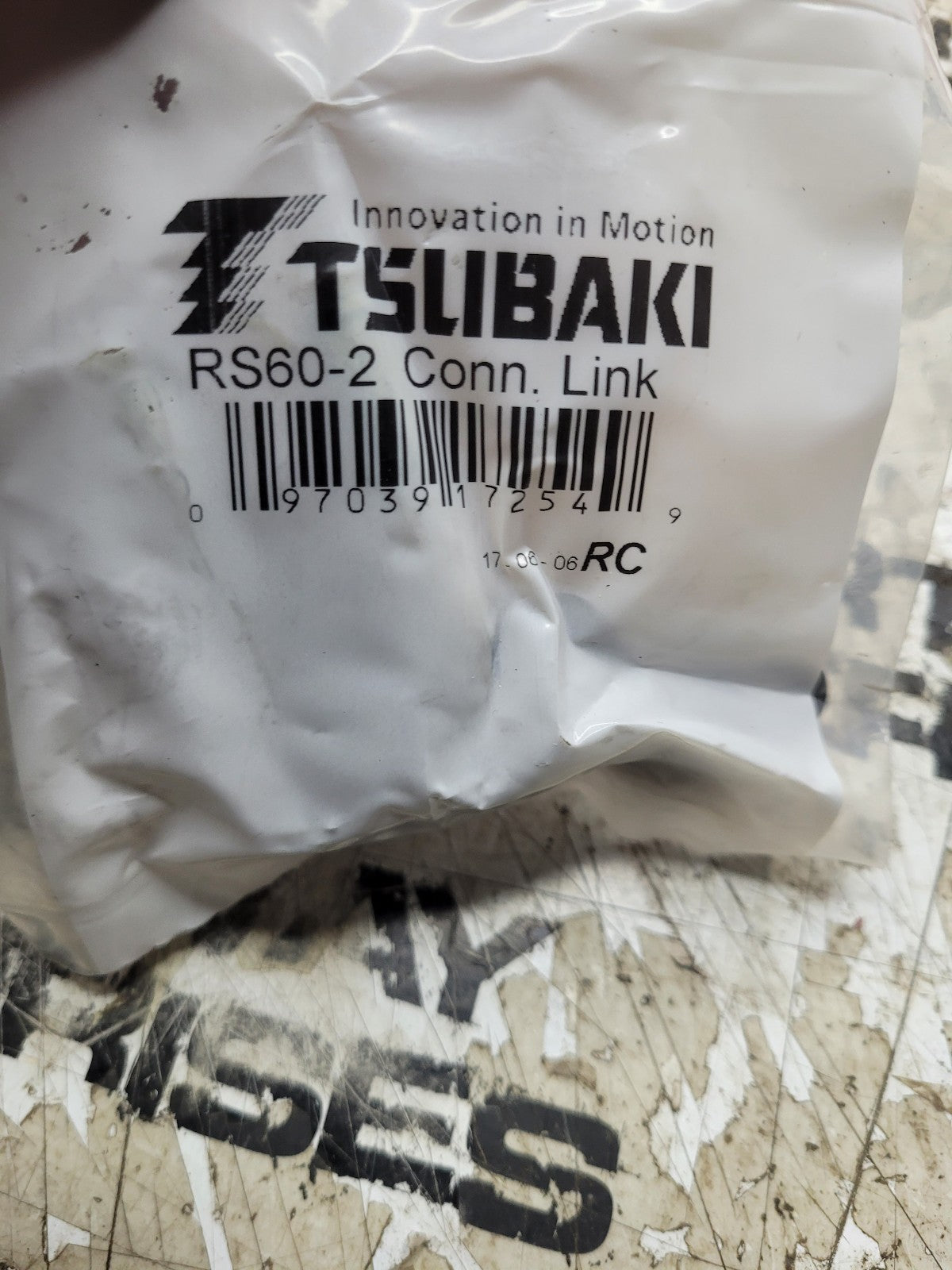 Tsubaki RS60-2-RP-U Roller Chain 10FT / 3.048M 160LINKS