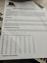 NEW 891-001-0014 MARCY DIRECT READING PULP DENSITY SCALE