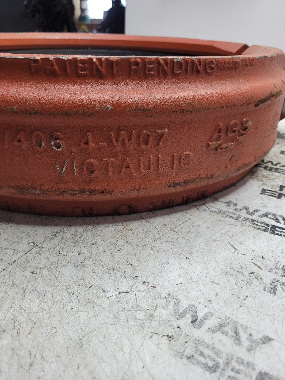 NEW 16/406 4-W07 Rigid Steel Coupling *With Rubber
