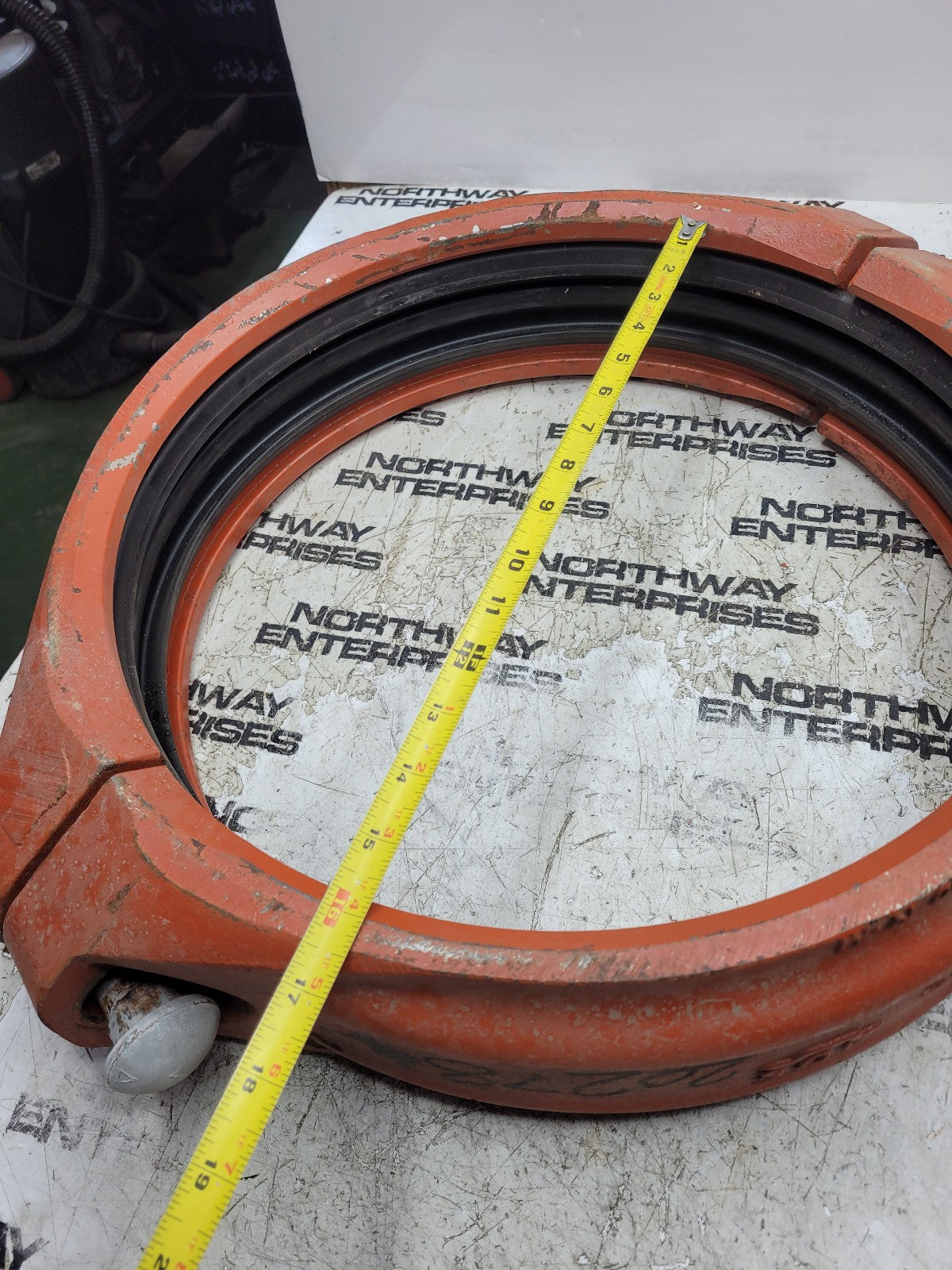 NEW 16/406 4-W07 Rigid Steel Coupling *With Rubber
