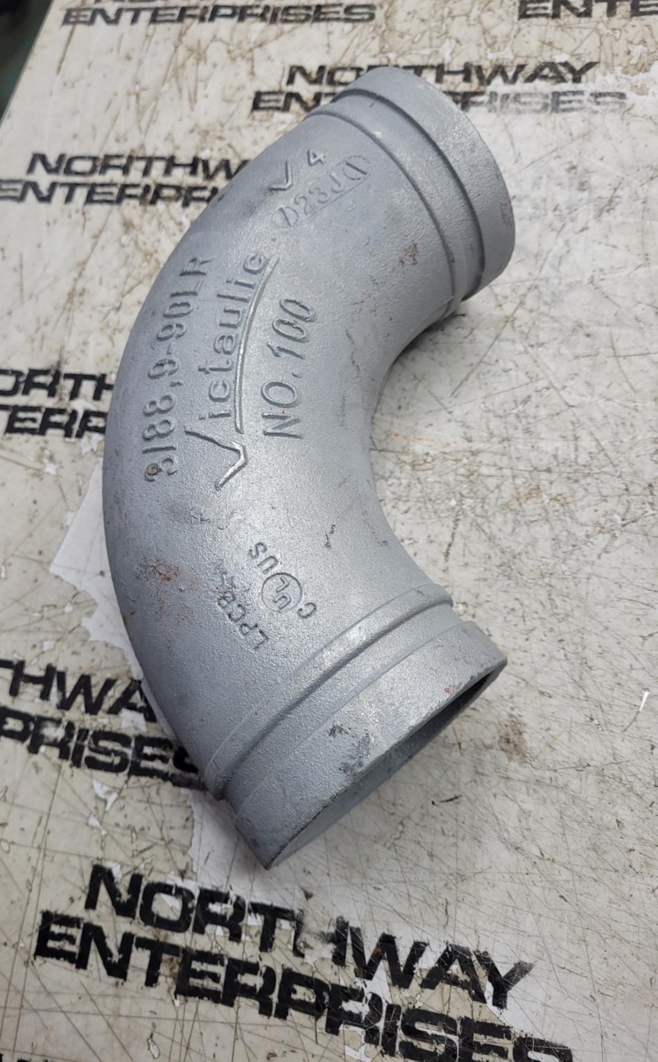3? Victaulic 90 Degree Elbow Fitting Long Radius No. 100, 3/88.9-90LR
