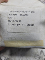 NEW OLD STOCK  3120-00-835-4184 9756-17 BUSHING SLEEVE UNCERTIFIED AS IS